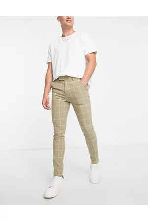 Buy Louis Philippe Beige Trousers Online - 794149 | Louis Philippe
