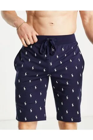 Ralph Lauren Lounge shorts in with all over print logo