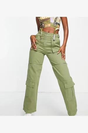 AsYou Cargo jean with pockets in khaki