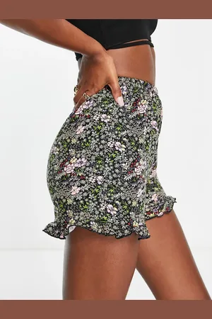 Urban Threads Shorts co-ord in floral embroidery