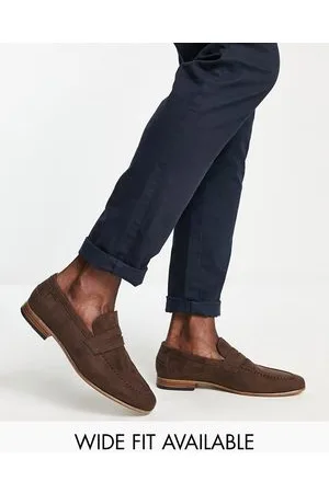 ASOS Loafers in faux suede with natural sole