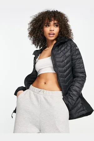Columbia Powder Pass hooded jacket in