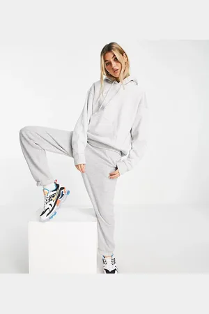 Weekday Alisa cotton blend oversized hoodie in marl