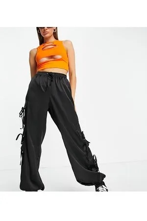 Missguided cargo trousers in black