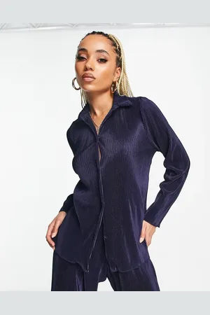 NaaNaa Plisse shirt co ord in