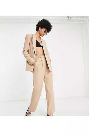 Buy Dusty Pink Linen Blazer and Trousers Coord Online  FableStreet