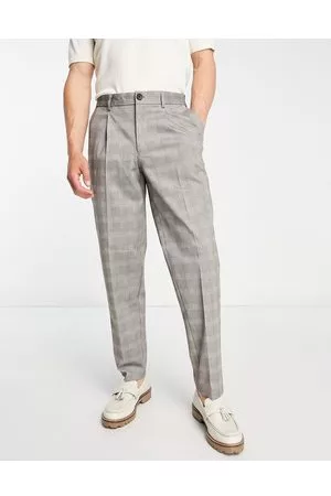 Buy Jack  Jones Mens Slim Fit Formal Trousers 1990347004Cloud  Dancer35W x 31L at Amazonin