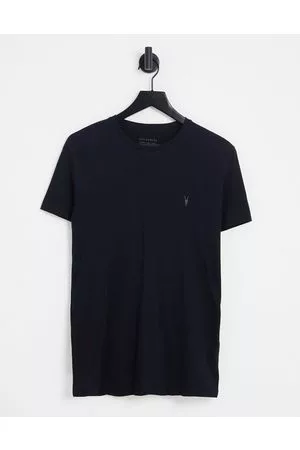 AllSaints Carlton Ramskull Logo T-Shirt in Black