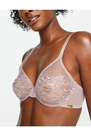 Gossard Glossies Lace Sheer Bra 13001 Underwired Non-Padded Bras