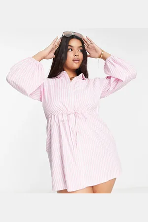Influence Mini shirt dress in gingham