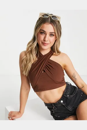 Urban Revivo Cross front top in