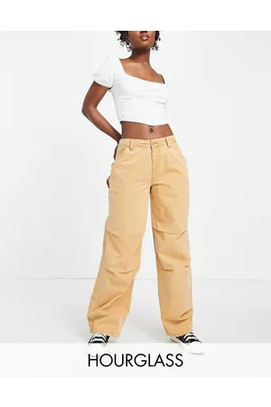 Women's Pocket Side Relaxed Fit Cargo Trousers | Boohoo UK