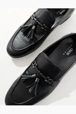 ASOS Loafers in faux leather with tassel detail