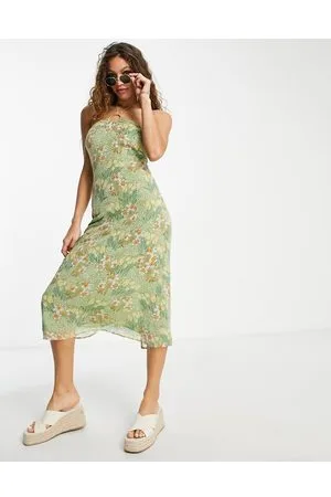 Emory Park Floral print halter midi dress in