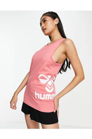 Hummel Classic logo tank top in desert rose