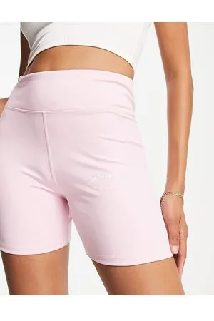 Pink Soda Rib insert bootie shorts in