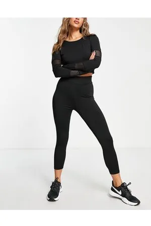 Threadbare Fitness gym legging shorts with pocket details in black