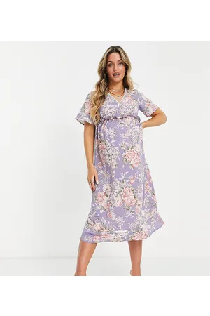 Missguided floral midi outlet dress