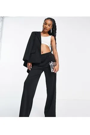 Extro & Vert Petite Perfect basic jersey tailored trousers in co-ord