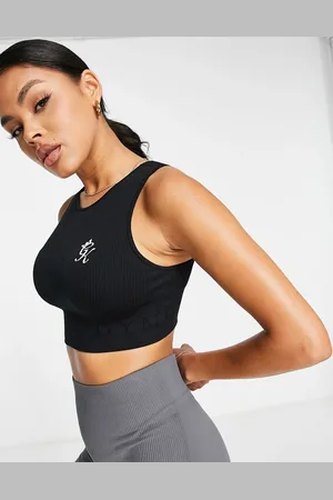 Gym King Seamless rib light support sports bra in