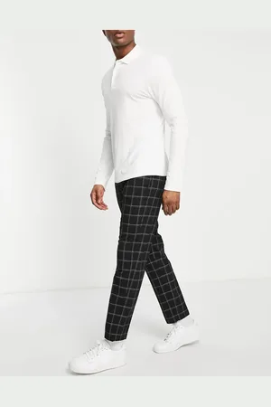 River island checkered on sale trousers