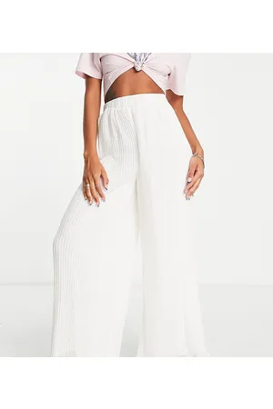 Reclaimed Inspired trousers in white