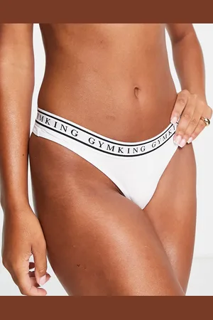 Gym King Lounge branded tape thong in