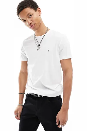 AllSaints Tonic crew t-shirt in optic