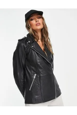 Black Quilted Leather jacket | America Suits