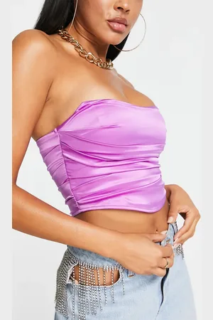 ASOS Satin corset top in