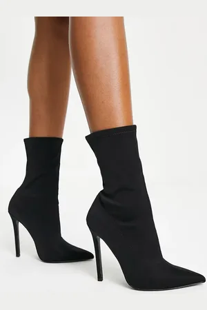 ASOS Eleanor high heeled sock boots in