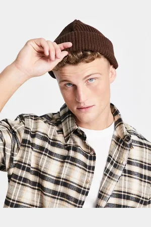 New Look Fisherman beanie in dark