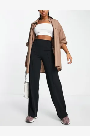 VERO MODA Pleat front wide leg trousers in