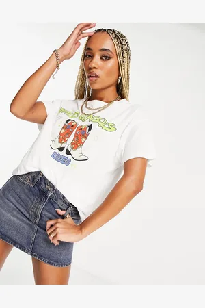 Wild Lovers Oversized rodeo motif tee in