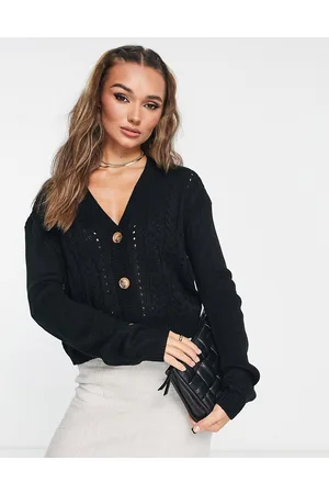 VILA Knit detail cardigan in
