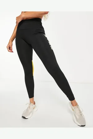 Nike Swoosh Run Fast Dri-FIT heritage logo 7/8 leggings in