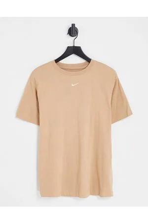 Nike Essential mini swoosh boyfriend t-shirt in hemp