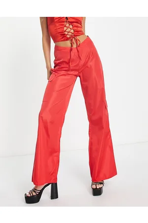 Cargo Trousers & Pants - Red - women - 28 products