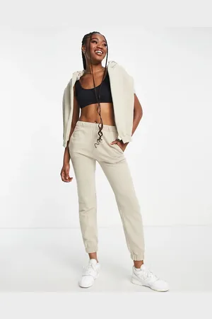 Pull&Bear Slim leg jogger co-ord in sand