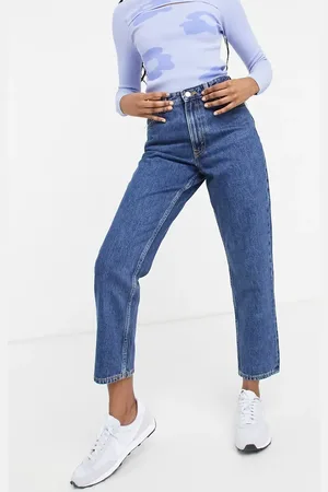 Monki Taiki high waist mom jeans in la lune