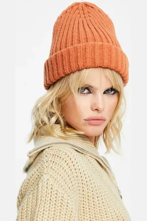 Topshop Chunky ribbed beanie in