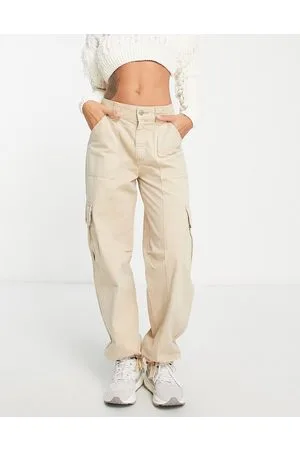 And Wander Oversized Cargo Pants Brown Womens | Maplestore