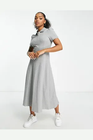 Urban Revivo Polo shirt midi dress in