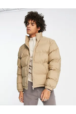 Pengfei Mens Diamond Quilted Jackets Bomber Varsity Winter Fall Chunky  Coats Outwear at  Men’s Clothing store