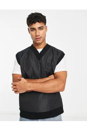 River Island Knitted v neck sleeveless jumper in