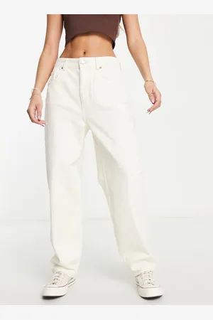 Stradivarius Balloon jean in ecru