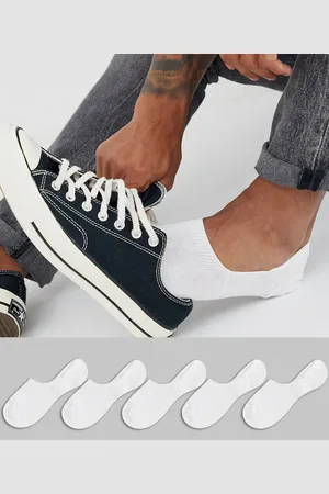 ASOS 5 pack invisible liner sock in save