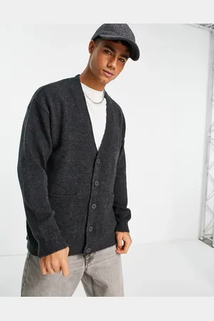 New Look Relaxed fit cardigan in dark