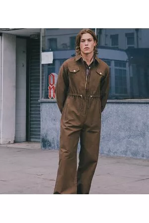 Labelrail X Notion unisex zip front boilersuit in deep