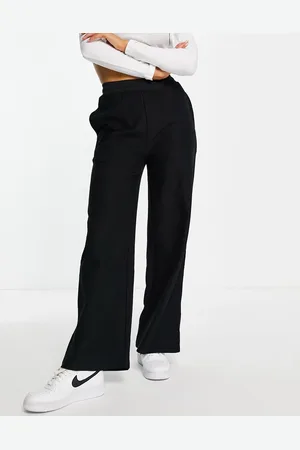 Urban classics Wide leg rib trousers in